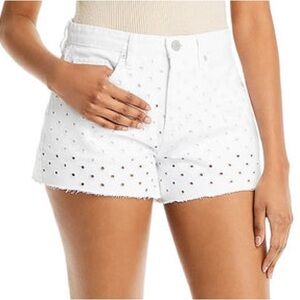 NWT BlankNYC 100% cotton White Eyelet Shorts -‎ 27